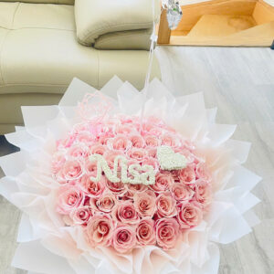 Soap flower bouquet 16